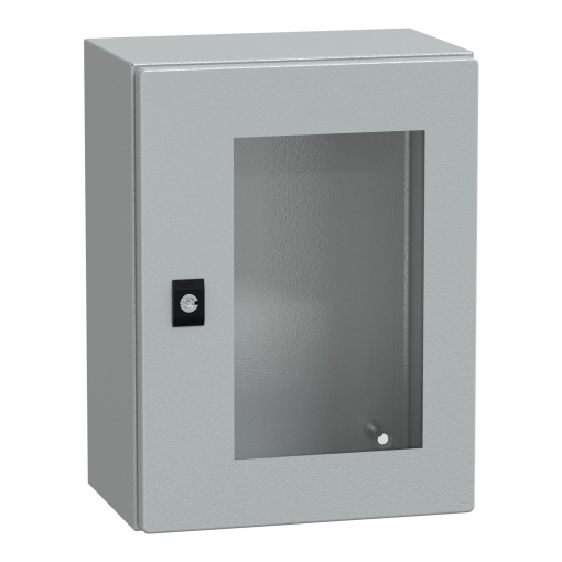 Spacial CRN tspt door wo mount.plate. H400xW300xD200 IP66 IK08 RAL7035..