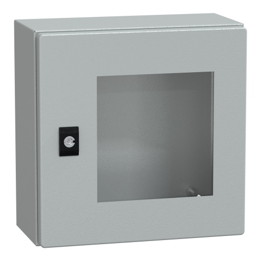 Spacial CRN tspt door wo mount.plate. H300xW300xD150 IP66 IK08 RAL7035..