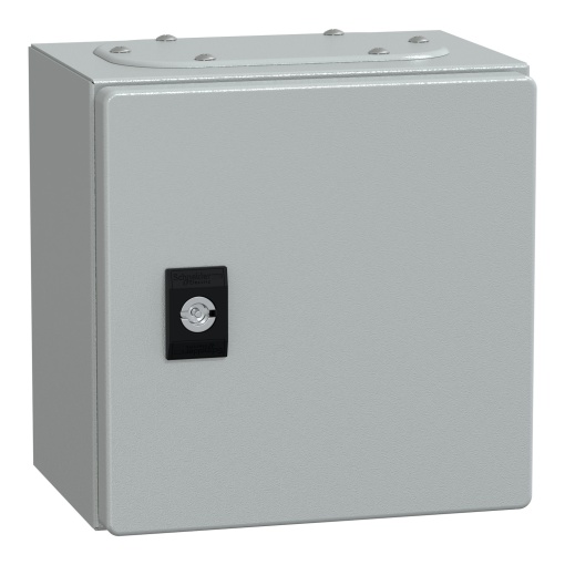Spacial CRN plain door wo mount.plate. H200xW200xD150 IP66 IK10 RAL7035..