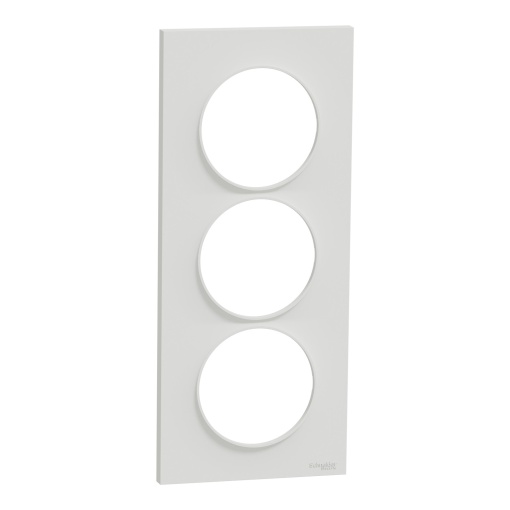 Odace Styl - Quadro vertical 3 elementos - Branco