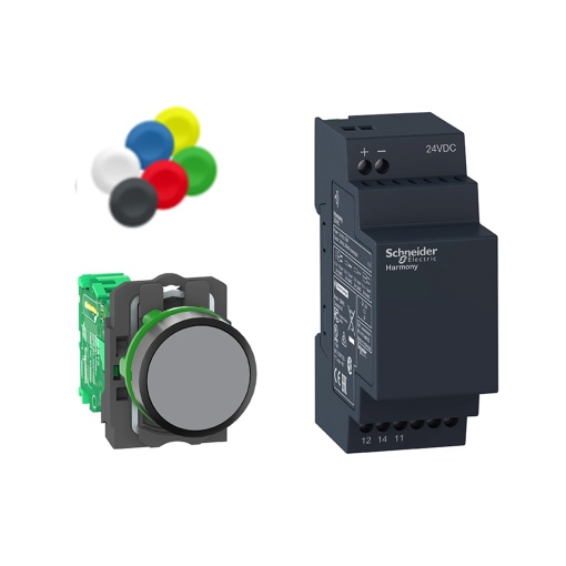 Kit 22mm xb5r recetor não procim amavel  24vdc