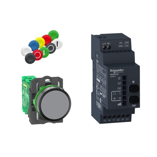 Kit 22mm xb5r recetor procim amavel  acdc
