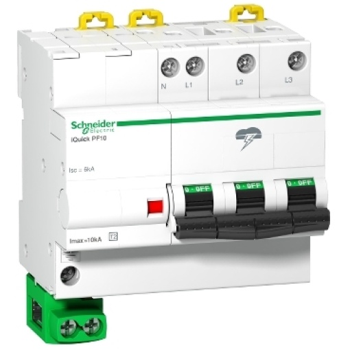 Descarregador de sobretensões Quick PF 10kA 3PN