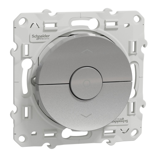 Odace - Interruptor de estores cSTOP - 6AX - Alumínio