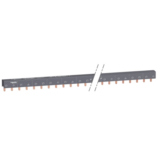 Acti9 - comb busbar - 3LN balanced - 18 mm pitch - 57 modules - 100 A