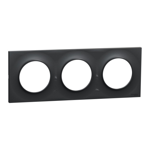 Odace Styl - Quadro vert.horiz. 3 elementos - Antracite