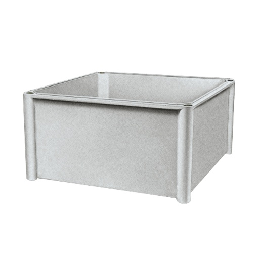 Polyester rear part of PLS box 18x27x13.5cm