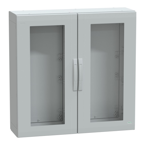 Floor standing encl. polyester vers.PLA compl.sealed 1000x1000x320 IP65 glazed