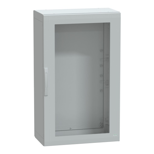 Floor standing encl. polyester vers.PLA compl.sealed 1250x750x420 IP65 glazed