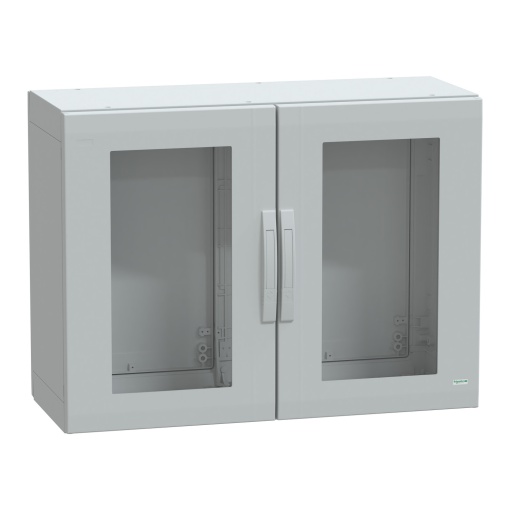 Floor standing encl. polyester vers.PLA compl.sealed 750x1000x420 IP65 glazed