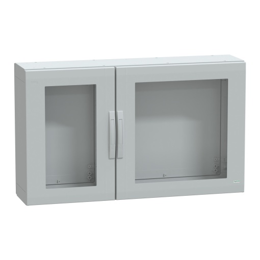 Floor standing encl. polyester vers.PLA compl.sealed 750x1250x320 IP65 glazed