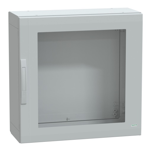 Floor standing encl. polyester vers.PLA compl.sealed 750x750x320 IP65 glazed