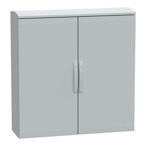 Floor standing encl. polyester vers.PLAT open top w canopy 1000x1000x320 IP44