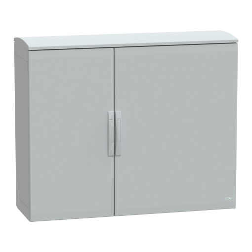 Floor standing encl. polyester vers.PLAT open top w canopy 1000x1250x420 IP44