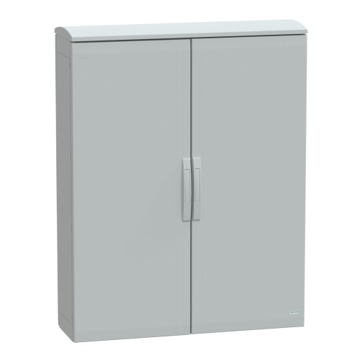 Floor standing encl. polyester vers.PLAT open top w canopy 1250x1000x320 IP44