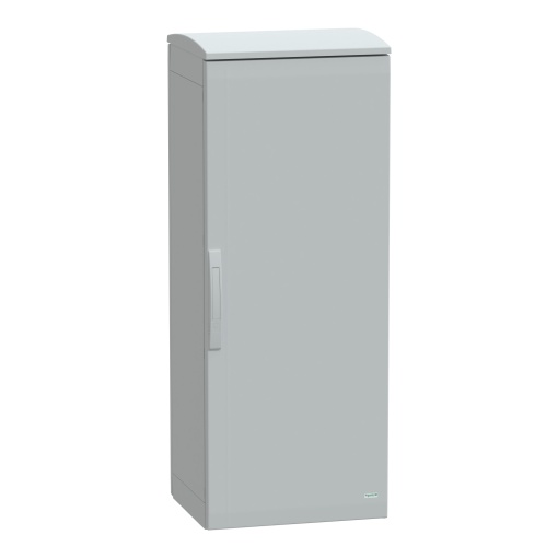 Floor standing encl. polyester vers.PLAT open top w canopy 1250x500x420 IP44