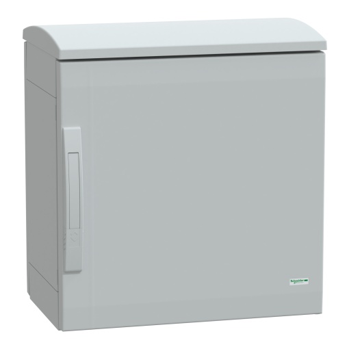 Floor standing encl. polyester vers.PLAT open top w canopy 500x500x320 IP44