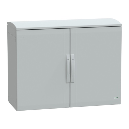 Floor standing encl. polyester vers.PLAT open top w canopy 750x1000x420 IP44