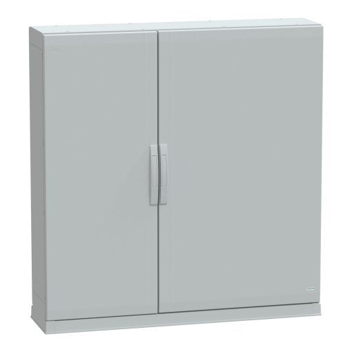 Floor standing encl.polyester vers.PLAZ wplinth open bottom 1250x1250x320 IP54