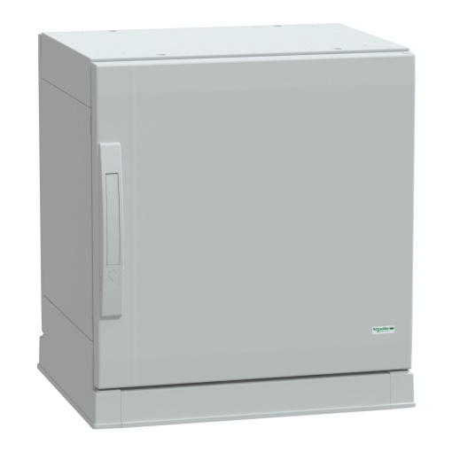 Floor standing encl.polyester vers.PLAZ wplinth open bottom 500x500x420 IP54