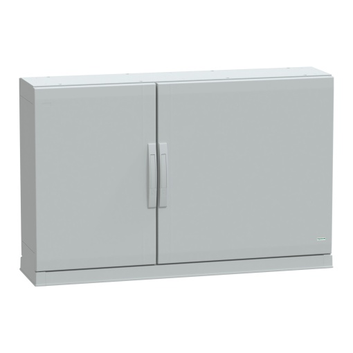 Floor standing encl.polyester vers.PLAZ wplinth open bottom 750x1250x320 IP54