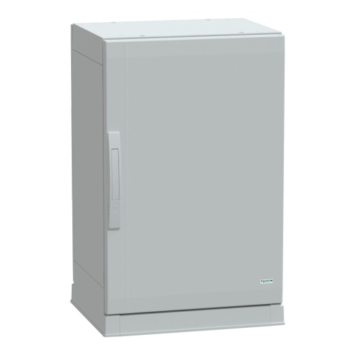 Floor standing encl.polyester vers.PLAZ wplinth open bottom 750x500x420 IP54