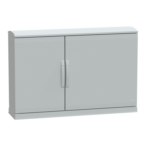 Floor standing encl.polyester vers.PLAZT wopen plinthcanopy 750x1250x320 IP44