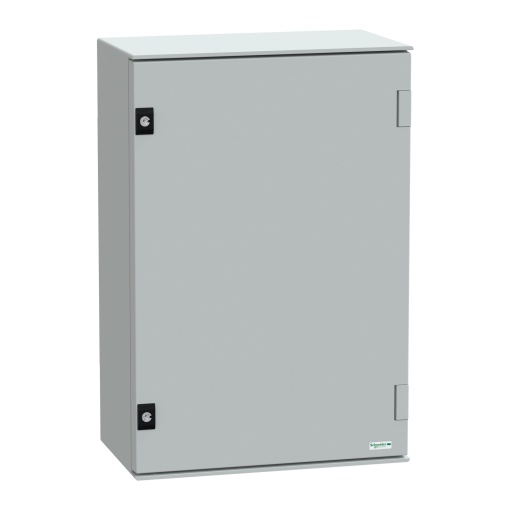 wall-mounting encl. polyester monobloc IP66 H647xW436xD250mmmetal mount.plate