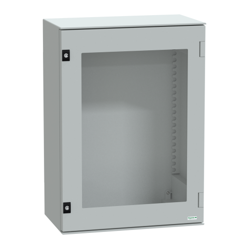 wall-mounting enclosure polyester monobloc IP66 H747xW536xD300mm glazed door