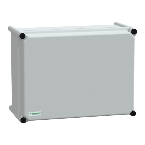 PLS box, polyester rear, opaque PC cover IP66 27x36x18cm