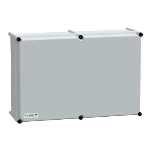 Caixa PLS, traseira em poliéster, cobertura opaca para PC IP66 36x54x18cm