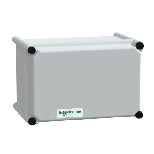PLS box, polyester rear, polyester cover IP66 18x27x18cm