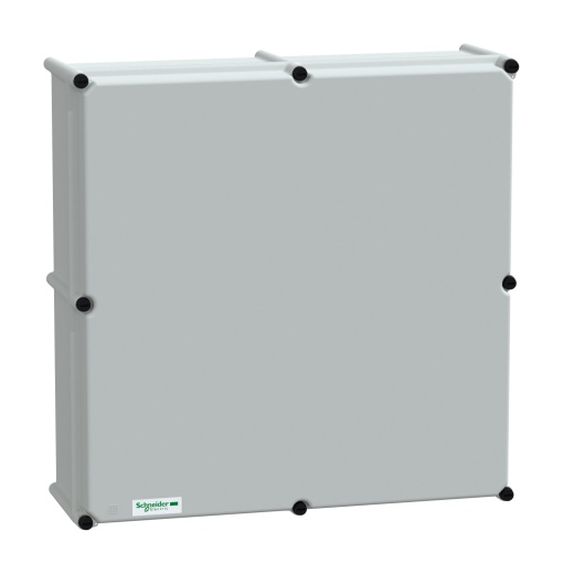 PLS box, polyester rear, polyester cover IP66 54x54x18cm