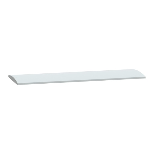 Tejadilho de poliéster para armário PLA W1250xD420 mm