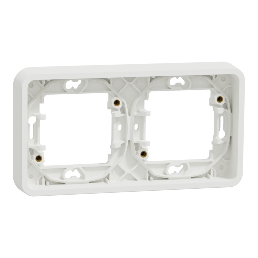 Quadro horizontal 2 elementos, Mureva Styl, IP55, Branco