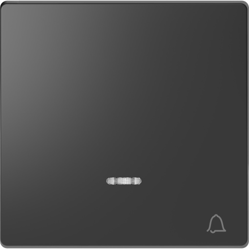 D-Life - Tecla com visor "campainha" - Antracite