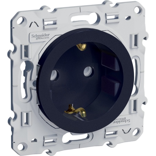 Odace - Tomada 2PT - Antracite