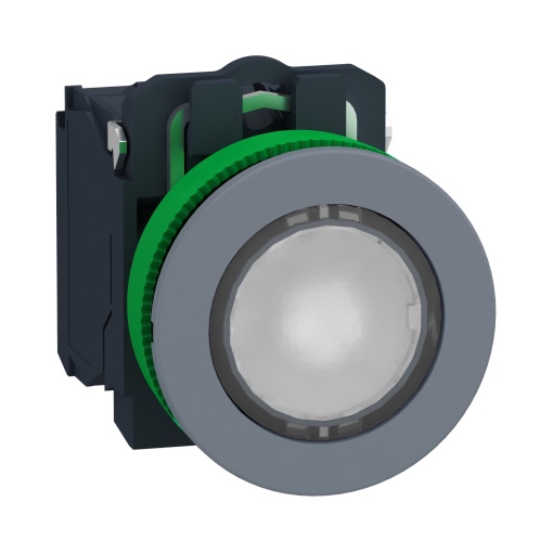 Flush branco   cap ipb led 230 1no 1nc scr