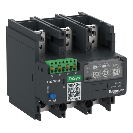 Relé de sobrecarga térmica TeSys LR9G 115A ligação por mola