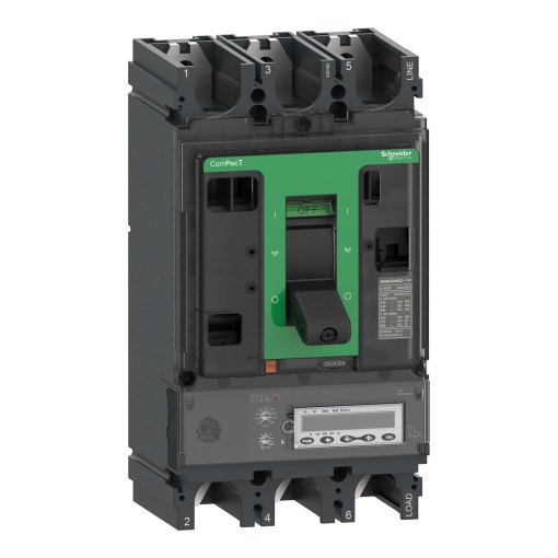 ComPacT DISJUNTOR NSX630HB1 75kA CA 3P 630A 6.3E