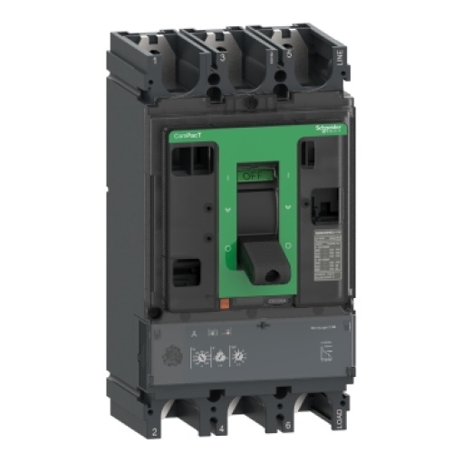 ComPacT DISJUNTOR NSX630HB1 75kA CA 3P 500A 2.3M
