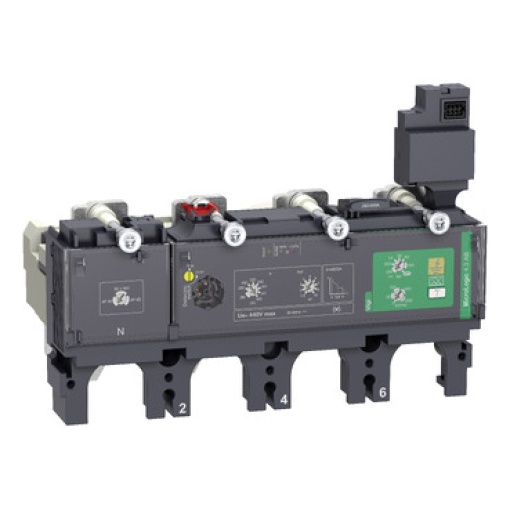 Trip unit MicroLogic 4.3 AB for ComPacT NSX 400630 circuit breakers, electronic, rating 400A, 4 poles 4d