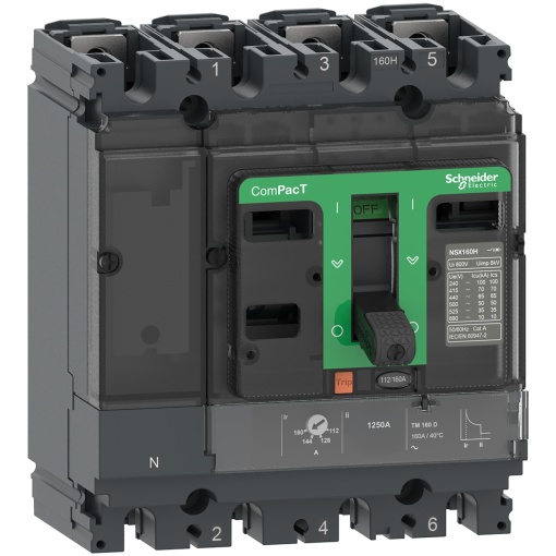 ComPacT DISJUNTOR NSX100R 200kA CA 4P 50A TMD