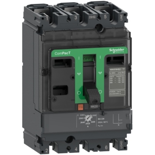 ComPacT DISJUNTOR NSX100HB2 100kA CA 3P 50A MA