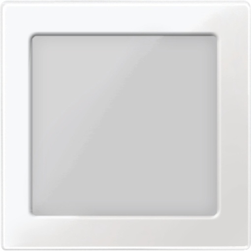 M-Elegance - Centro para sinalizadores LED com janela - Branco brilhante