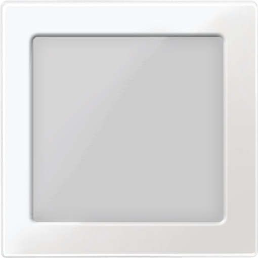 M-Elegance - Centro para sinalizadores LED com janela - Branco brilhante