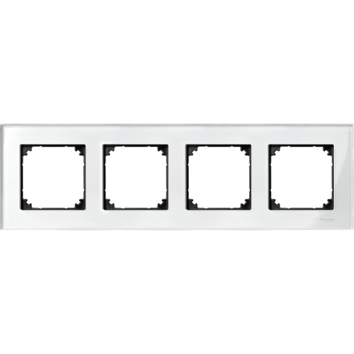 M-Elegance - Quadro 4 elementos - Vidro branco brilhante
