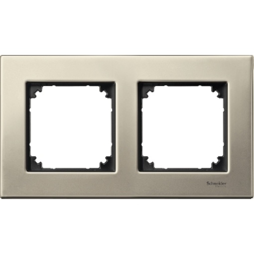 M-Elegance - Quadro 2 elementos - Metal titânio
