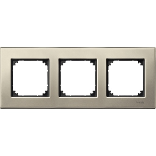 M-Elegance - Quadro 3 elementos - Metal titânio