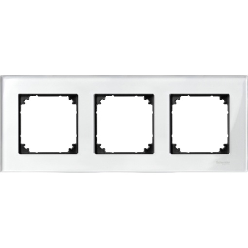 M-Elegance - Quadro 3 elementos - Vidro branco brilhante